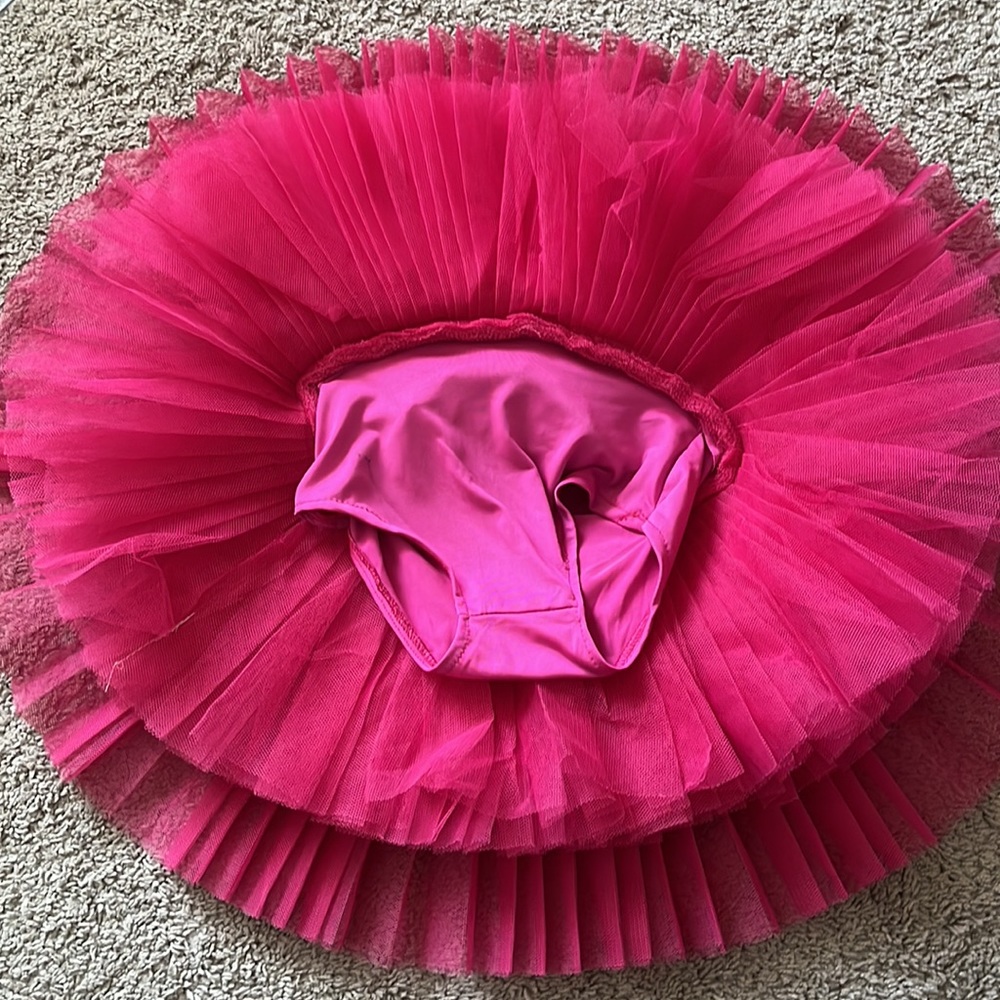 Beaded ballerina tutu costume with arm sleeves and hair clip - Picture 4 of 8